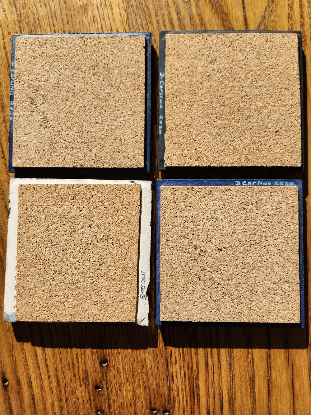 🔥Ceramic Tile Coasters Abstract Home Art - Multicolor Set of 4 - Picture 2 of 2